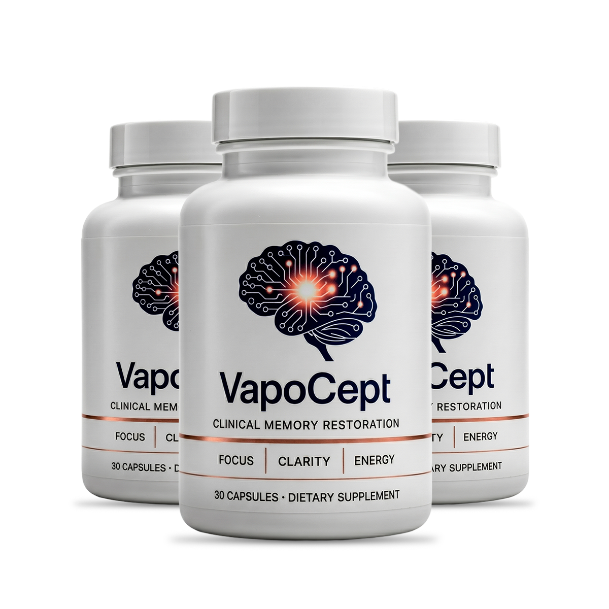 VapoCept cognitive support supplement bottles