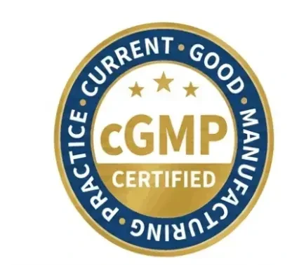 cGMP certified badge