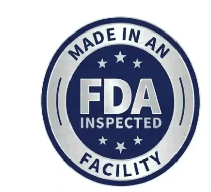 FDA inspected facility badge